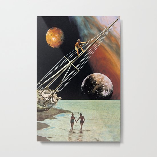 Set Sail for the Stars Metal Print