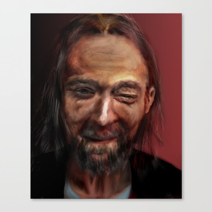 Thom Yorke Portrait Canvas Print
