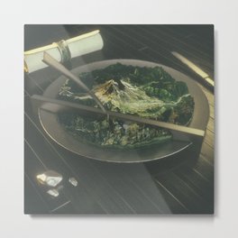 WEST eats EAST Metal Print