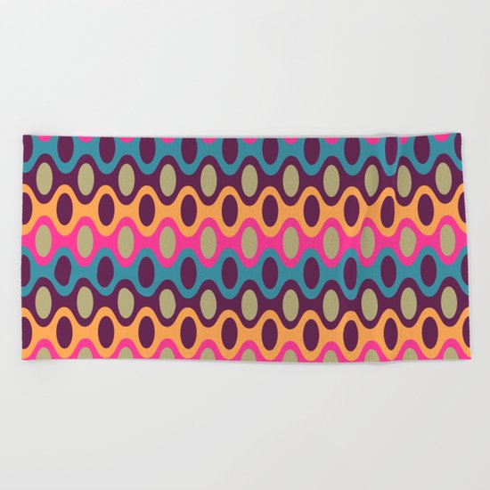 Chain of Colors Beach Towel