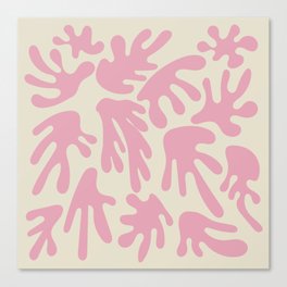 Pink Retro Matisse Canvas Print