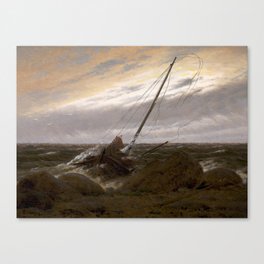 After the Storm, 1817 by Caspar David Friedrich Canvas Print