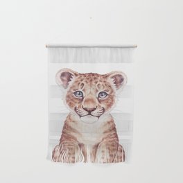 Lion Cub, Baby Animals, Safari Nursery Animals Cute Baby Room Gifts Wall Hanging