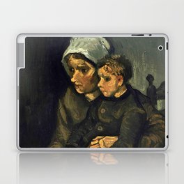  Peasant Woman with Child on her Lap, 1885 by Vincent van Gogh Laptop Skin
