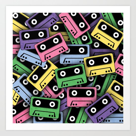 80's Kicks! Art Print