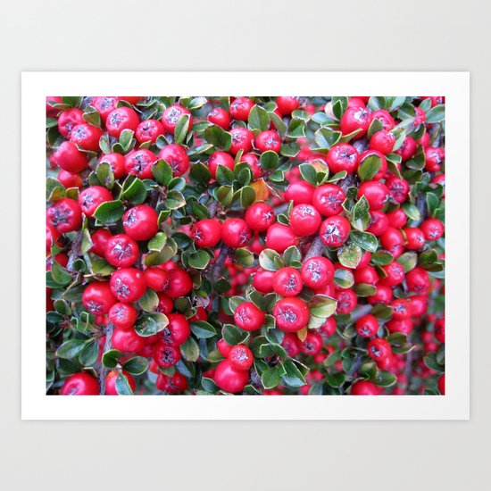 Rojo y Verde Art Print