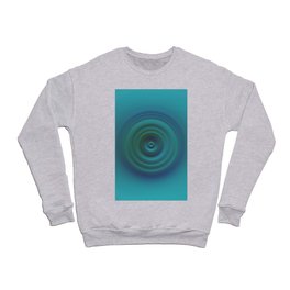 Turquoise circle Crewneck Sweatshirt