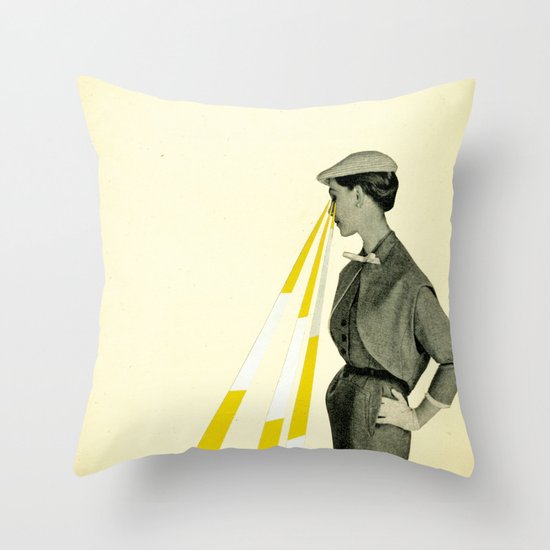 Observing Throw Pillow