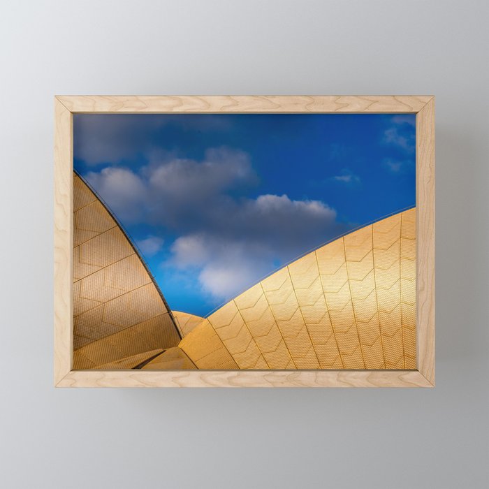 Abstract view -  Sydney Opera House | Travel photography Australia print Framed Mini Art Print