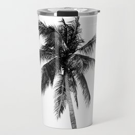 Palm Tree | Black and White Travel Mug