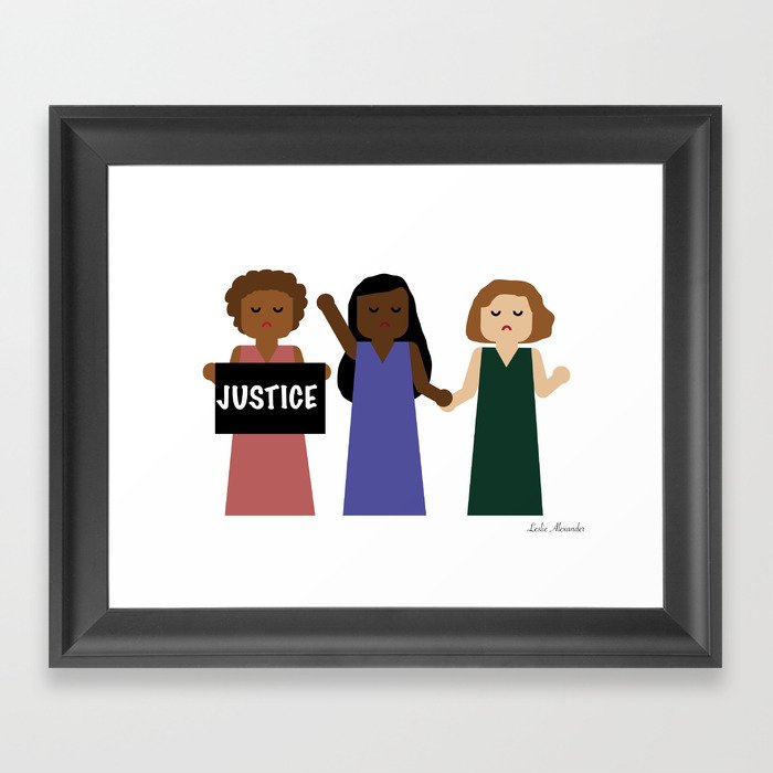 Justice Framed Art Print