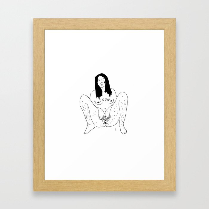 Thinking About You Print Framed Art Print