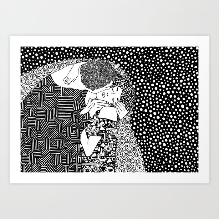 Gustav Klimt - The kiss Kunstdrucke Gustav Klimt - The kiss Kunstdrucke