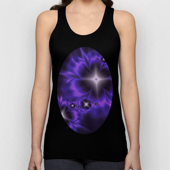Fleur de Nuit Fractal Unisex Tank Top