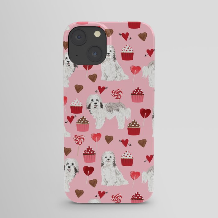 Havanese valentines day cupcakes love hearts dog breed gifts for dog lover pure breed must haves iPhone Case