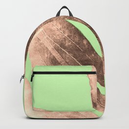 Antique Sepia Fall Green Backpack