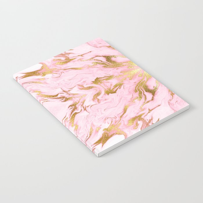 Gold Pink Notebook