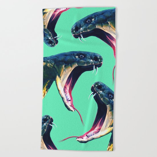Cobra Beach Towel