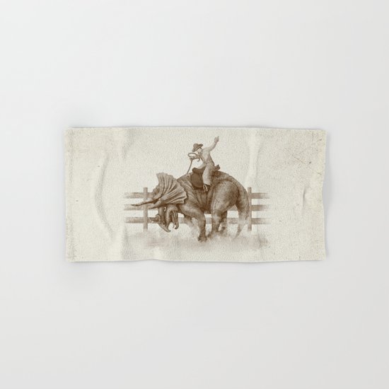 Dino Rodeo Hand & Bath Towel