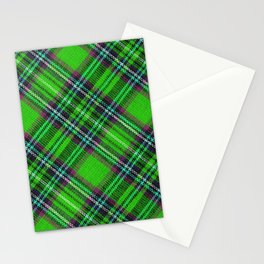 Plaid Green Trendy Collection Stationery Card