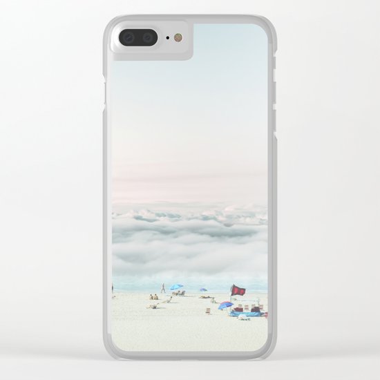 BEACH DAY Clear iPhone Case