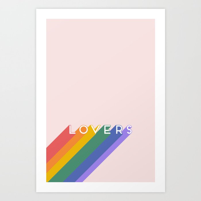 printable art print Rainbow Be Proud I love You downloadable art print Be You