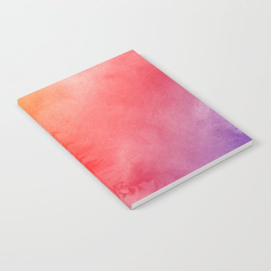 Watercolor Gradient Notebook