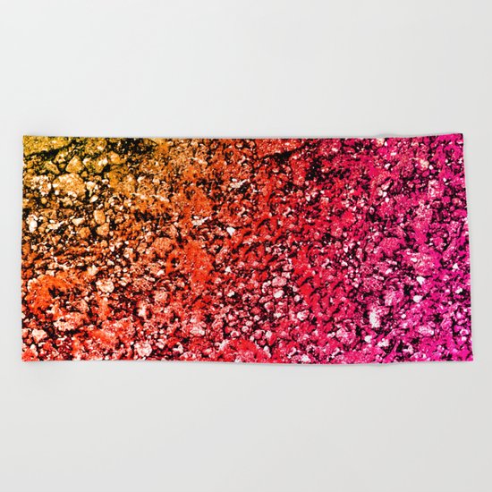 Red Rock Road Beach Towel