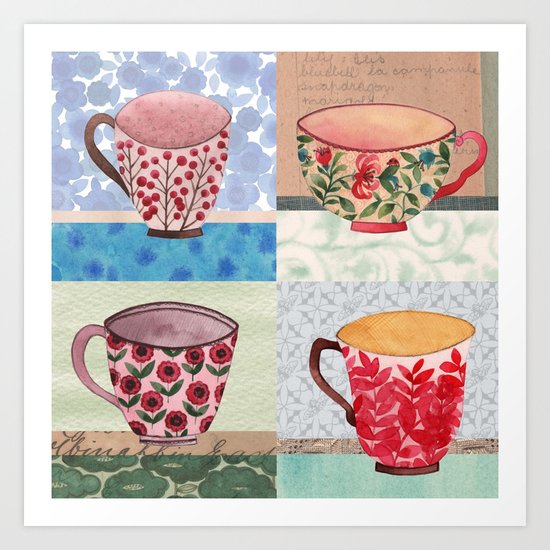 Morning Tea Art Print