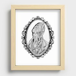 Fancy Cthulhu Recessed Framed Print