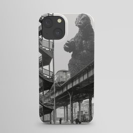 1941 Godzilla Chicago Elevated Train Visit iPhone Case