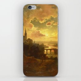Gothic Castle at Dawn iPhone Skin