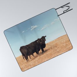 Prairie Cattle  Picnic Blanket