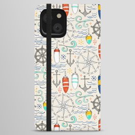 nautical iPhone Wallet Case