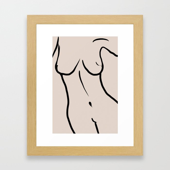 Nude Framed Art Print