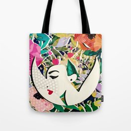 The Lady Flowers 9 Tote Bag