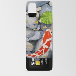 Koi Fish in Lotus Pond Android Card Case