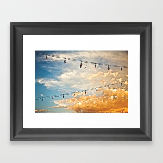 Calm Before The Storm Framed Art Print