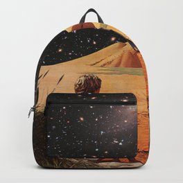 A Vast Ocean of Space Backpack | Desert, Photoshop, Stars, Vintage, Space, Beach, Collage, Digital, Art 