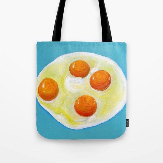 Four Fried Eggs Tote Bag