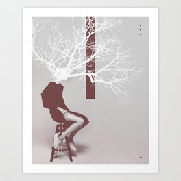 F. Tree Art Print