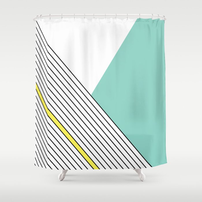 MINIMAL COMPLEXITY Shower Curtain