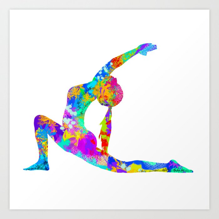 Another Yoga Pose  Art Print
