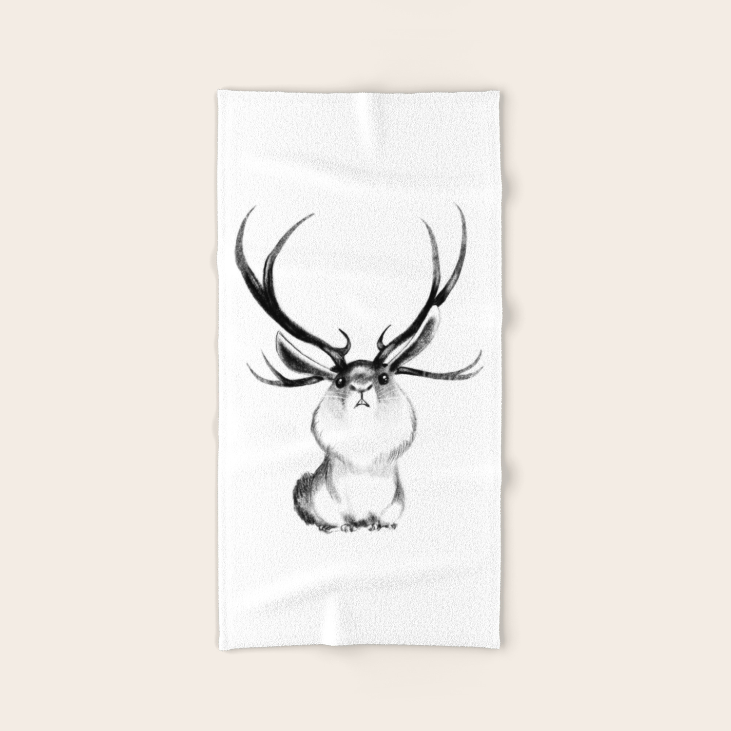 Jackalope Hand Bath Towel By Bouletcorp Society6