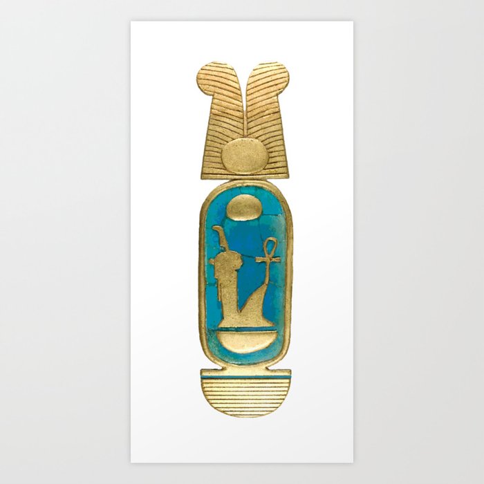 Pharaoh Amenhotep III Royal Cartouche Art Print