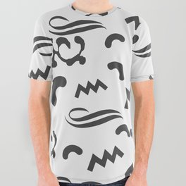 minimalism  All Over Graphic Tee