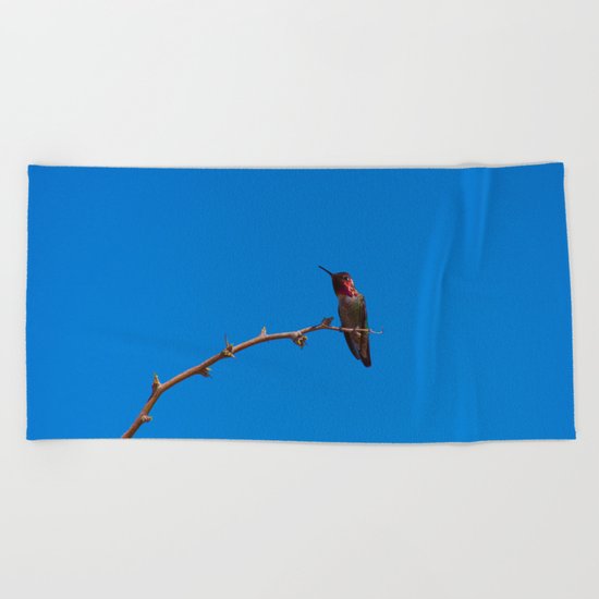 Beautiful Hummer - II Beach Towel