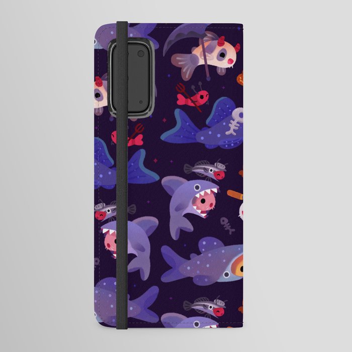 Spooky Cory cats Android Wallet Case