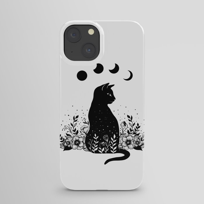 Night Garden Cat iPhone Case