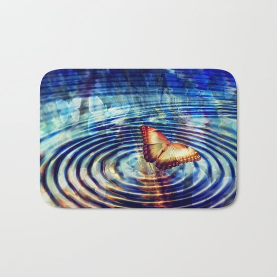 Butterfly Butterfly Bath Mat